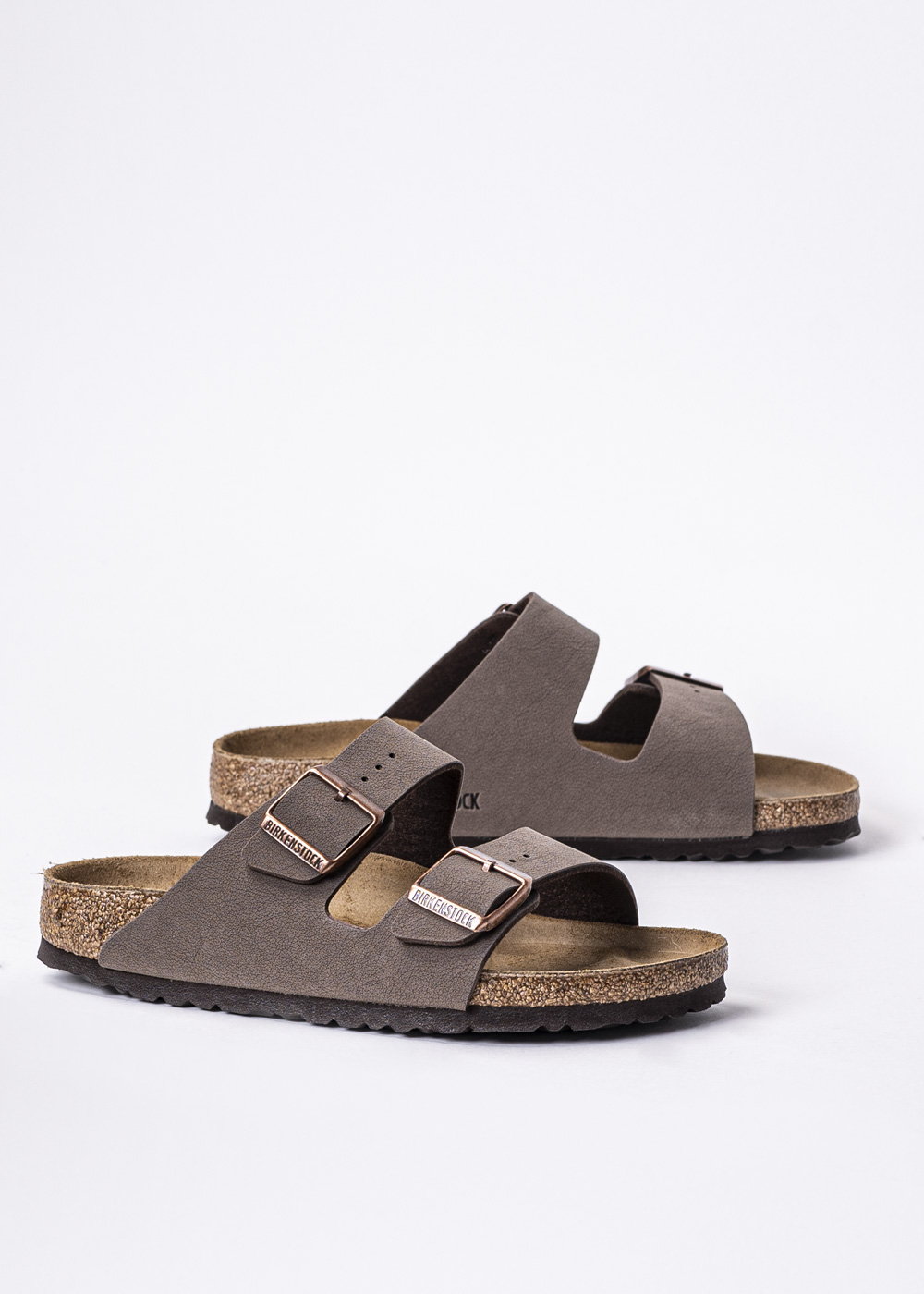 Klapki damskie brązowe Birkenstock Arizona BFBC