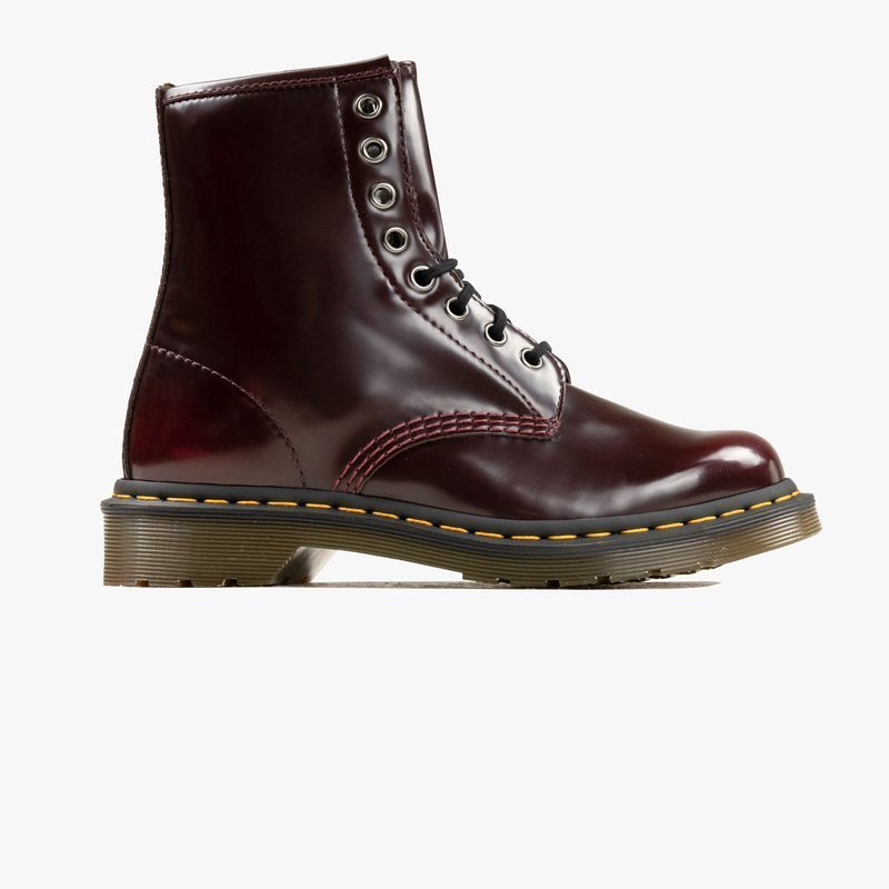 Glany Dr. Martens 1460 Vegan Cherry Red Cambridge Brush (23756600)