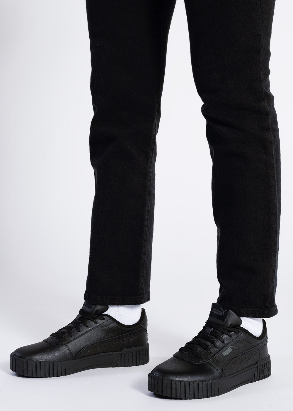 Sneakersy damskie czarne Puma Carina 2.0