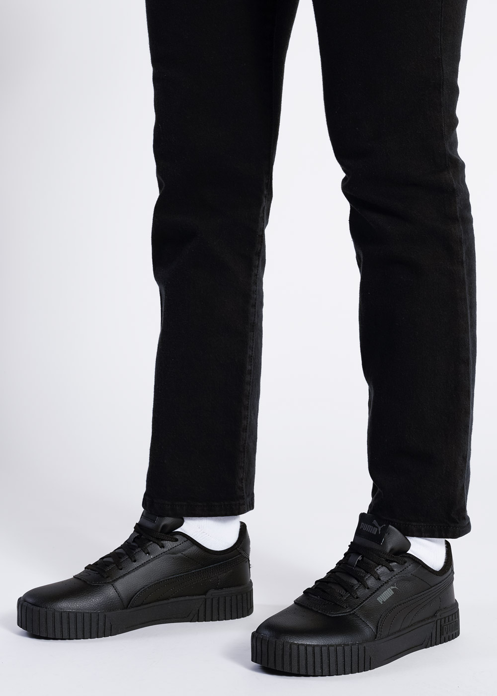 Sneakersy damskie czarne Puma Carina 2.0