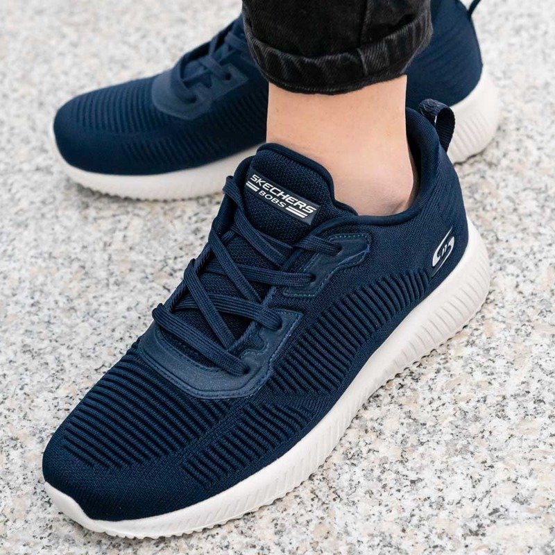 Buty sportowe damskie Skechers Bobs Squad 32504-NVY)