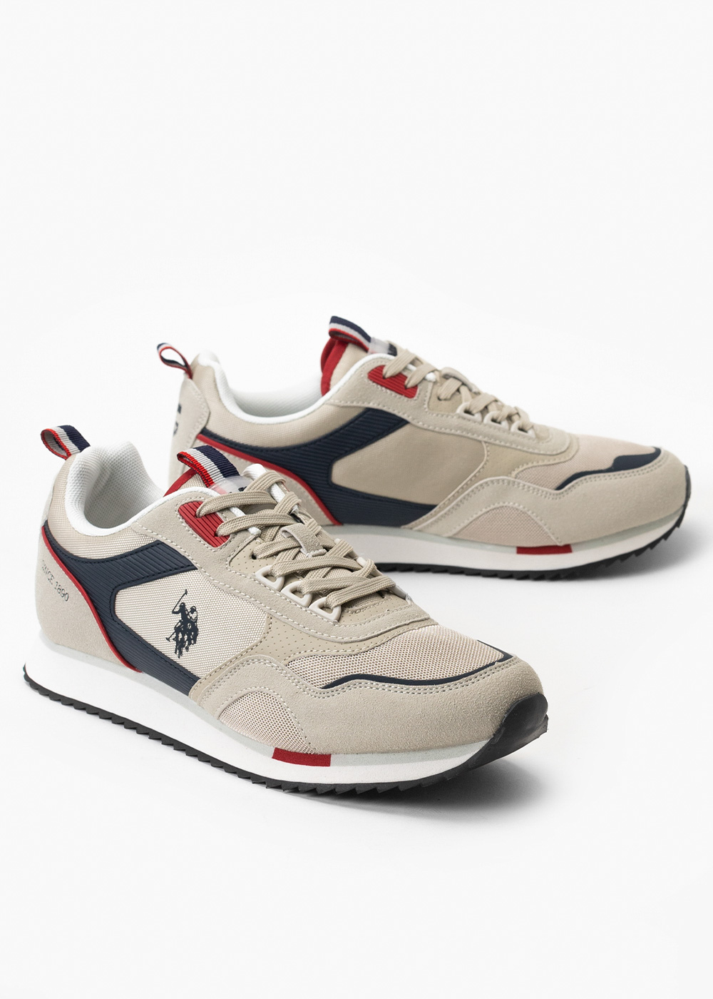 Sneakersy męskie U.S. POLO ETHAN001M/3TH1-LBE-DBL01