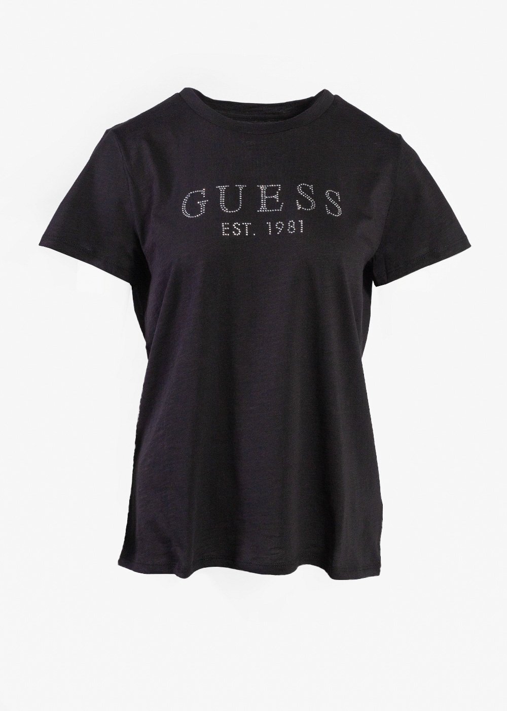 Koszulka damska GUESS SS GUESS 1981 CRYSTAL EASY TEE