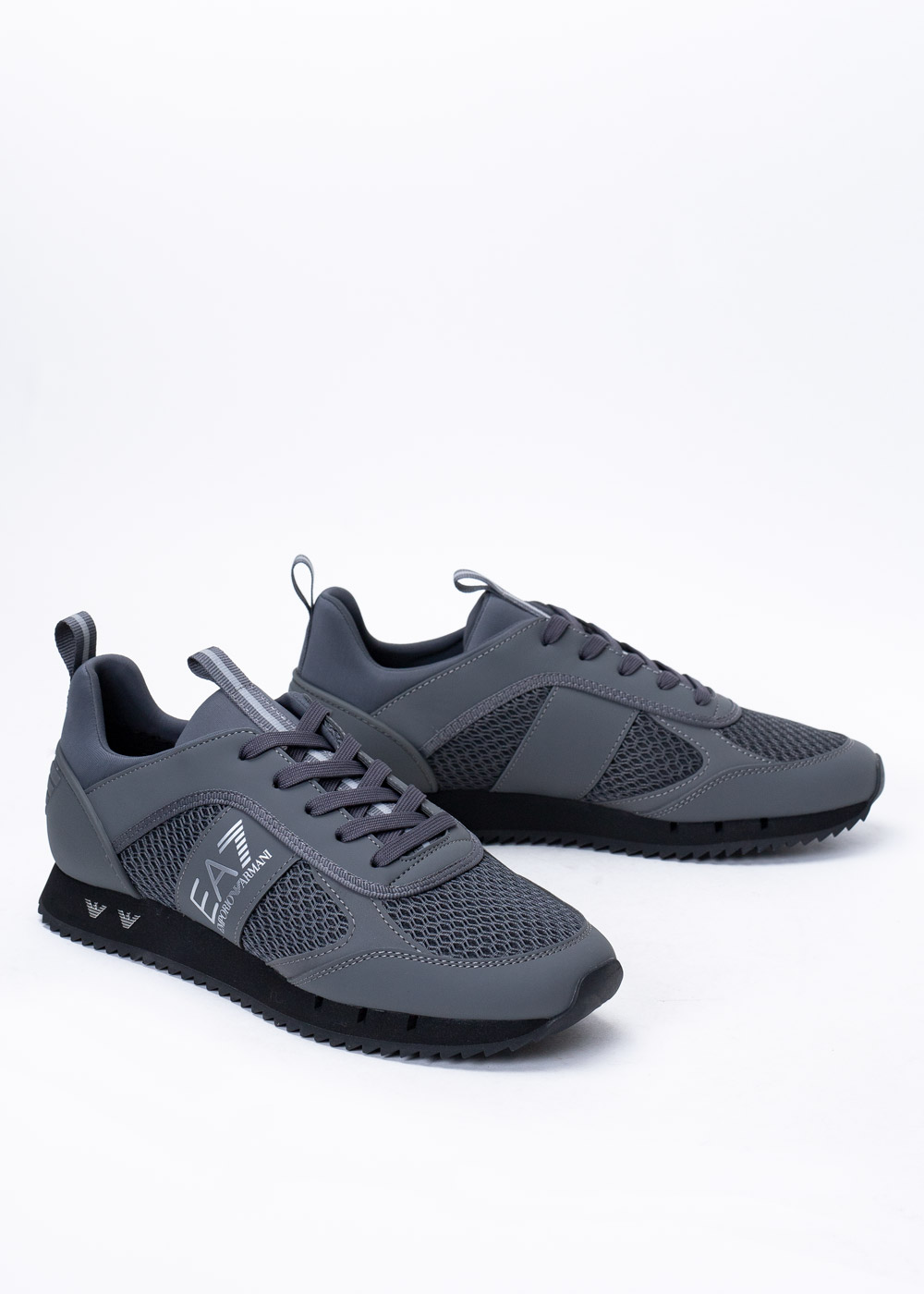 Sneakersy męskie szare EMPORIO ARMANI EA7 X8X027 XK050 Q746