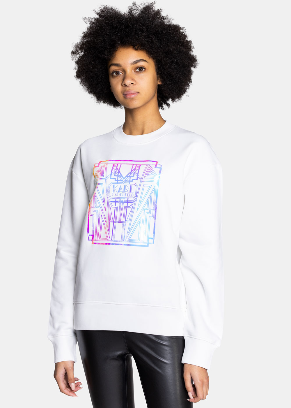 Bluza damska biała Karl Lagerfeld 216W1881-100