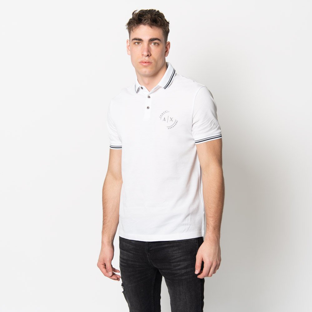 Koszulka męska Polo Armani Exchange (3KZFLC ZJ1BZ 1100)