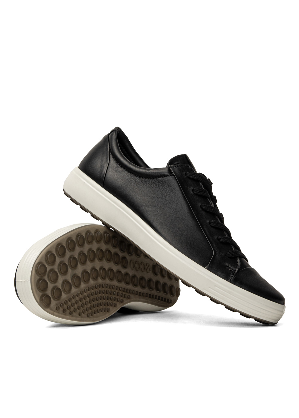 Sneakersy męskie czarne ECCO Soft 7 M