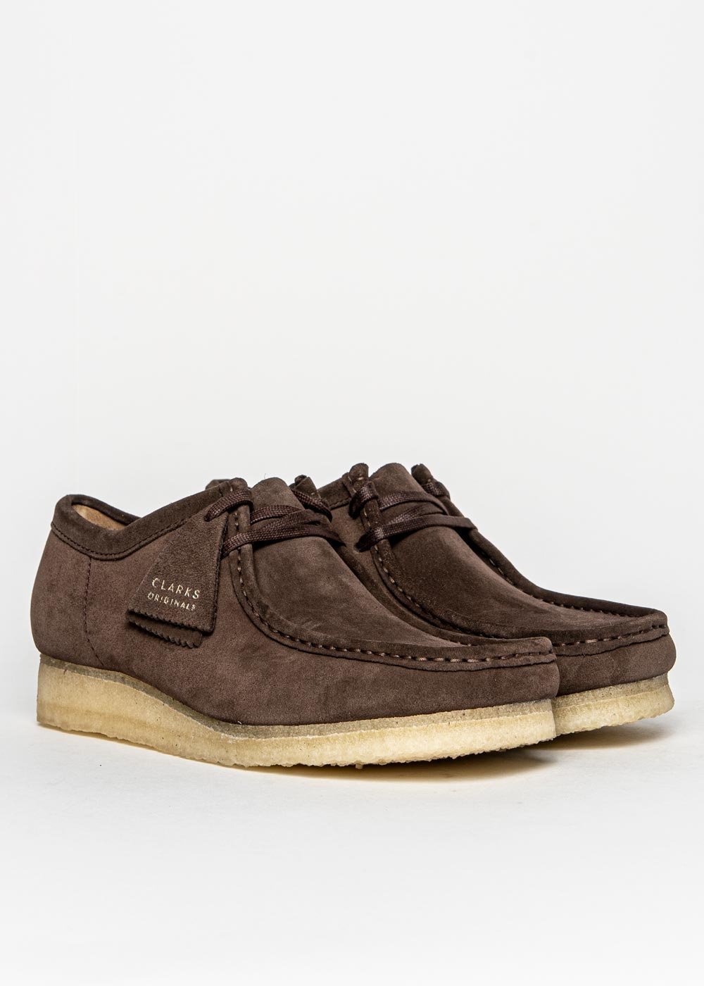 Mokasyny męskie Clarks Wallabee Dark Brown Suede (26156606)