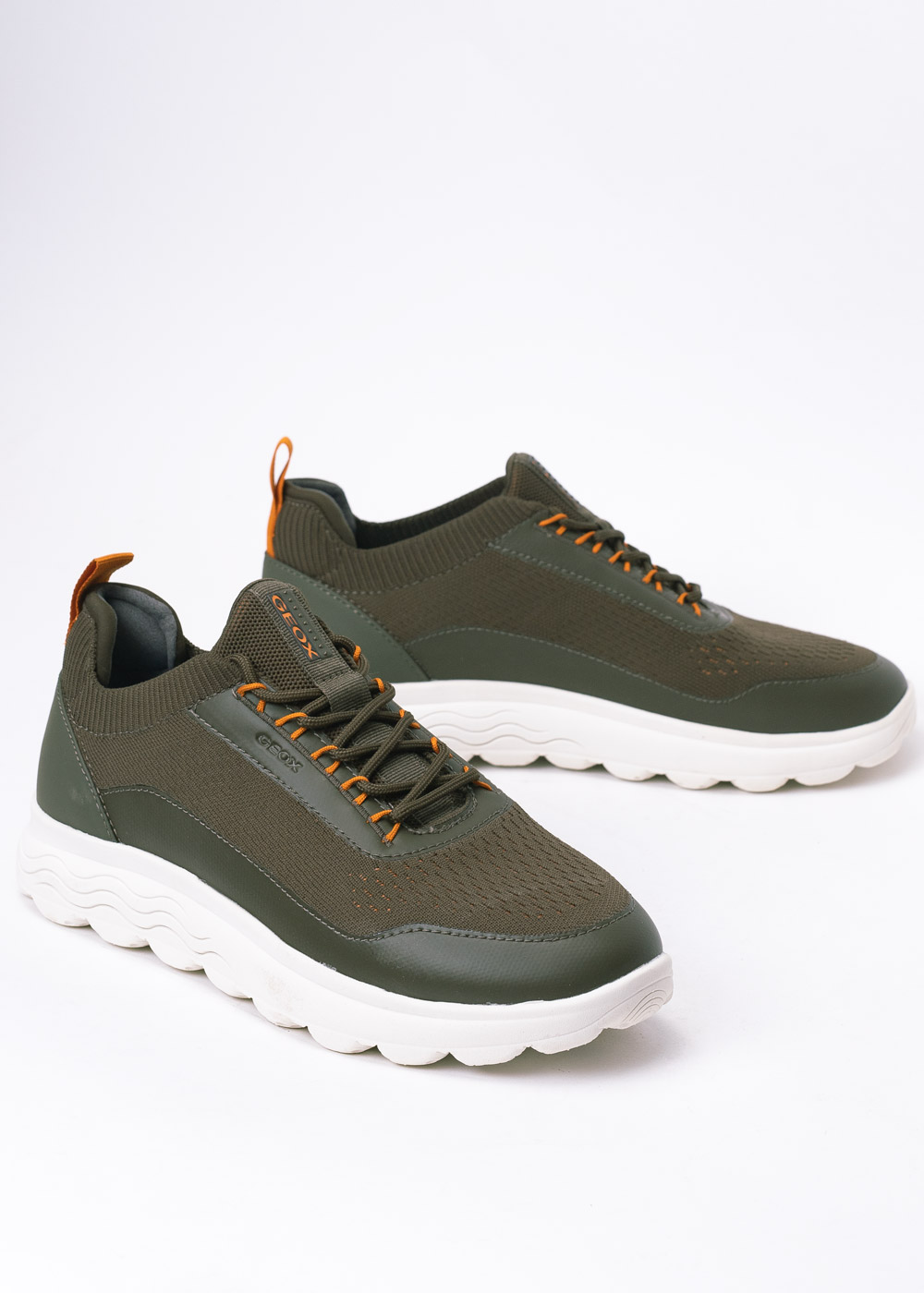 Sneakersy męskie zielone GEOX U SPHERICA