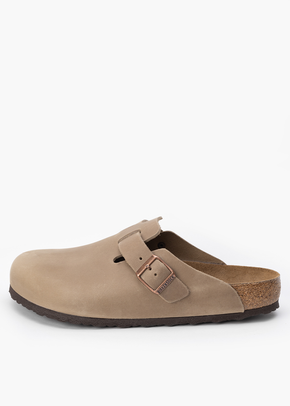 Klapki męskie BIRKENSTOCK BOSTON SFB LEOI TABACCO BROWN