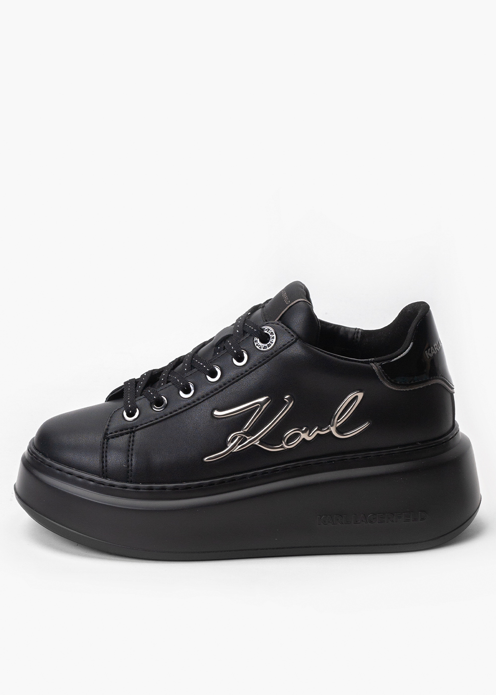Sneakersy Damskie KARL LAGERFELD ANAKAPRI SIGNIA LACE LTHR