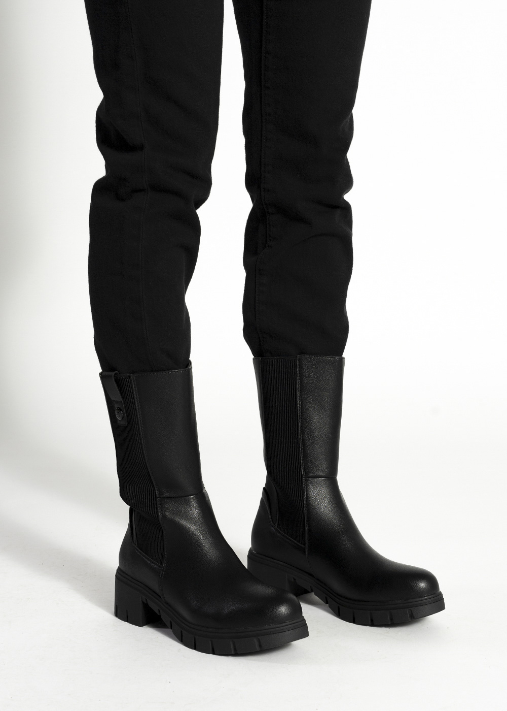 Sztyblety damskie czarne BUGATTI 431A4T3B5000-1000