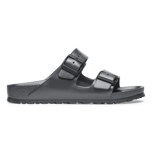 Klapki damskie Birkenstock Arizona EVA Metallic Anthracite