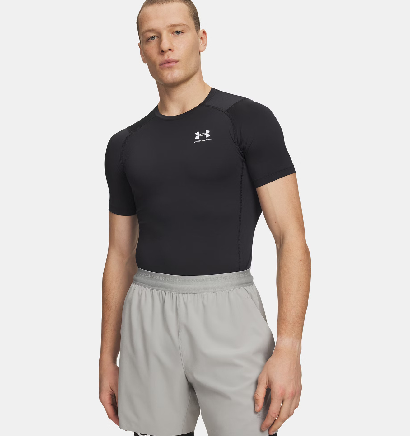 Koszulka męska treningowa czarna Under Armour Heat Gear