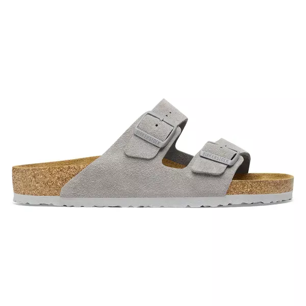 Klapki męskie Birkenstock Arizona Suede Leather