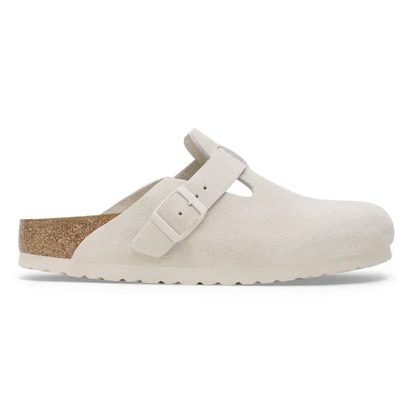 BIRKENSTOCK Boston Soft Footbed Suede Leathe Klapki damskie