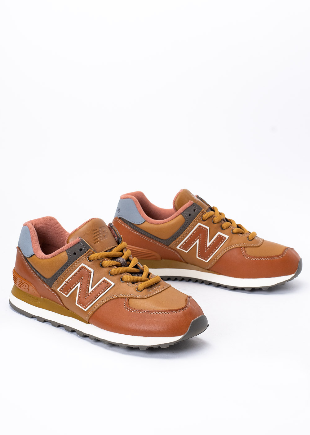 New Balance ML574OMA Sneakersy męskie brązowe
