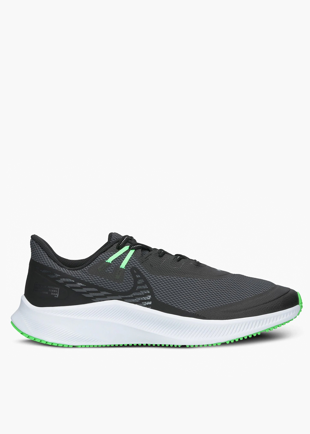 NIKE QUEST 3 SHIELD Buty męskie do biegania czarne