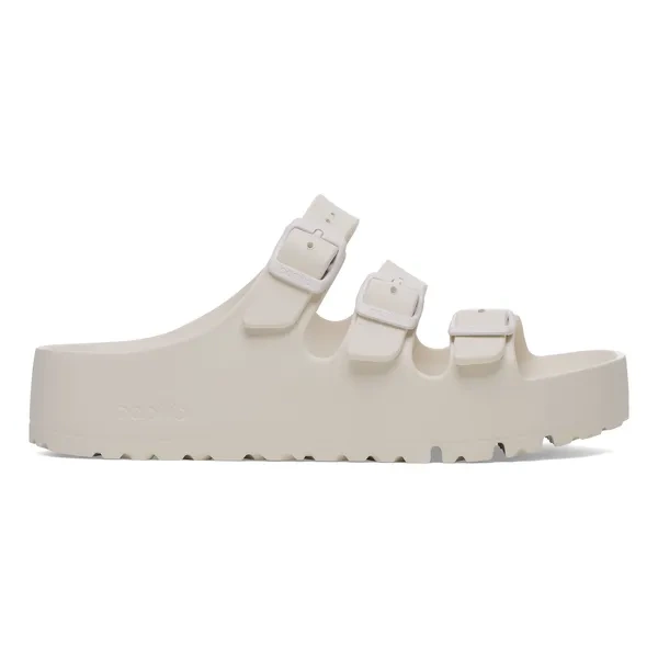 Birkenstock Florida III Flex Platform EVA Eggshell Klapki damskie