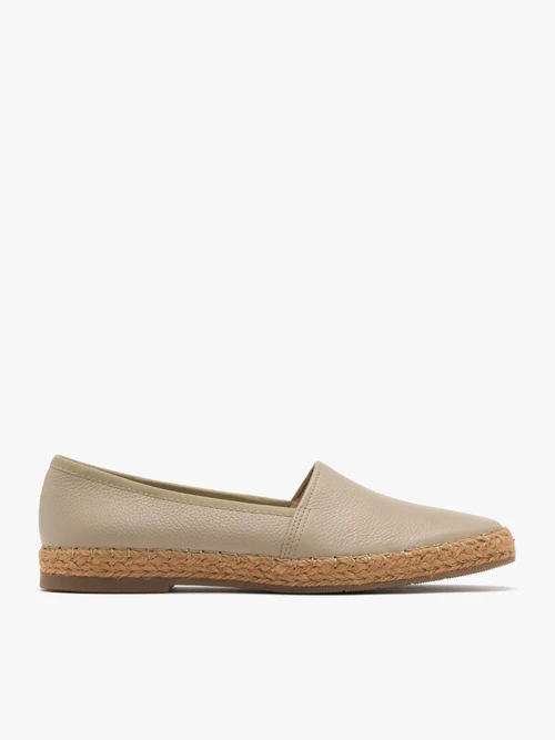 Beżowe espadryle damskie