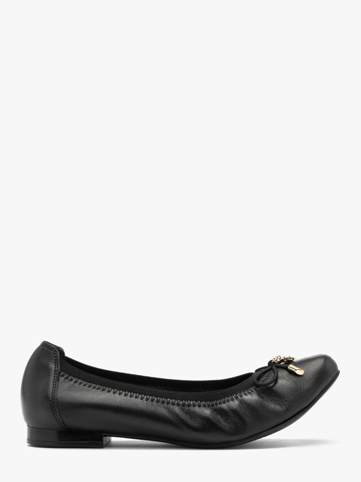 Czarne baleriny z kokardą KAREN