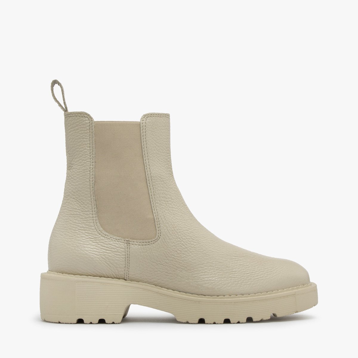 Kremowe sztyblety na lekkiej podeszwie TAJA