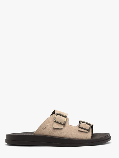 Beżowe klapki męskie