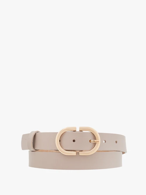 Beżowy pasek damski