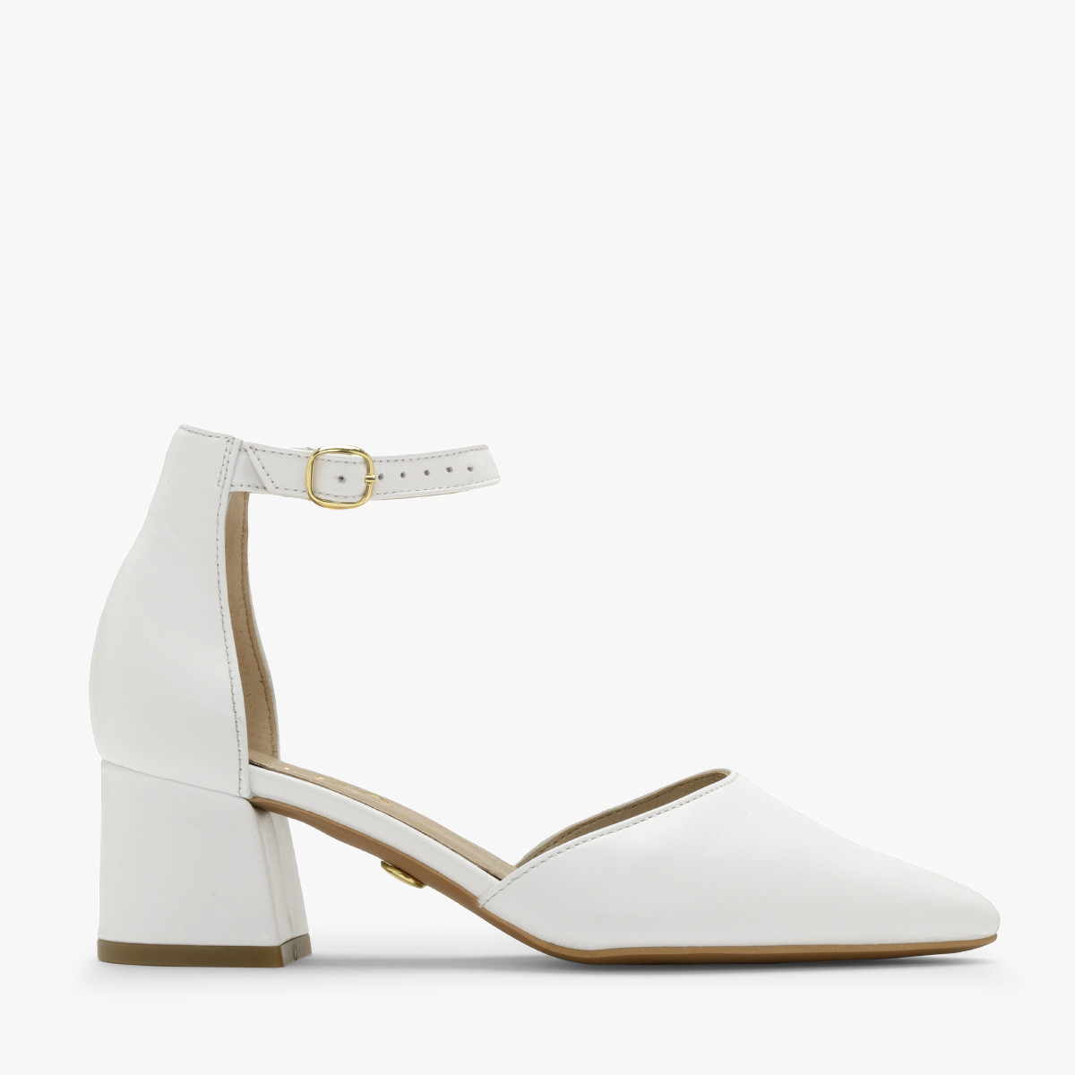 Czółenka na klocku LEONIA