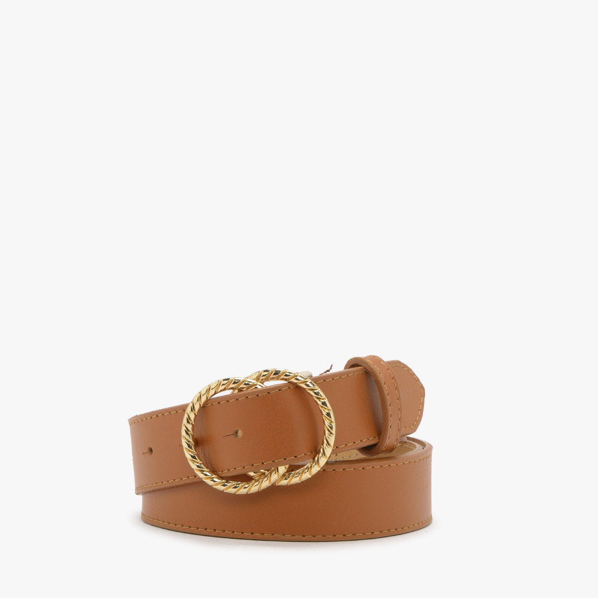 Rudy pasek damski PASEK DAMSKI