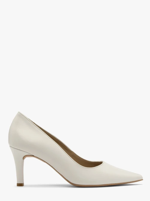 Kremowe czółenka damskie