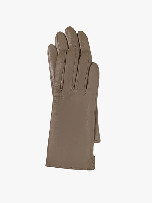 Klasyczne skórzane rękawiczki damskie