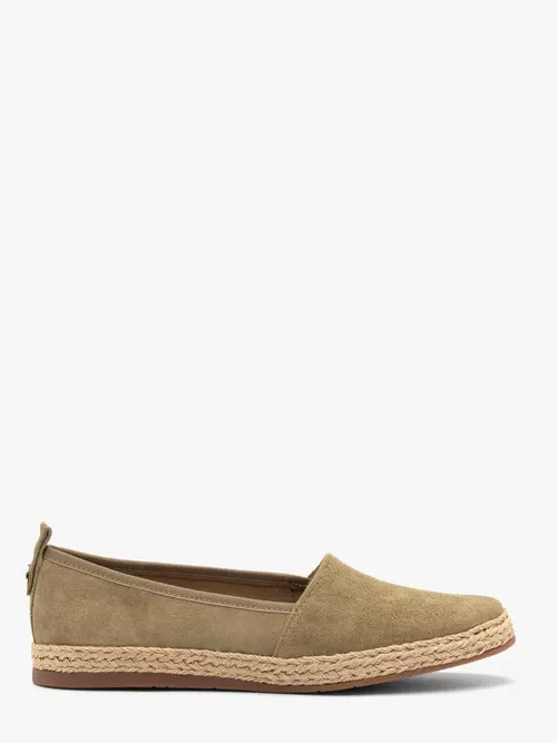 Oliwkowe espadryle damskie