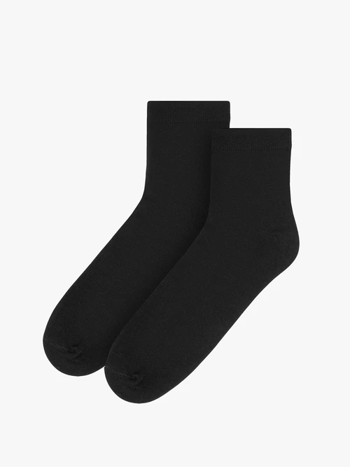 Czarne skarpetki damskie za kostkę