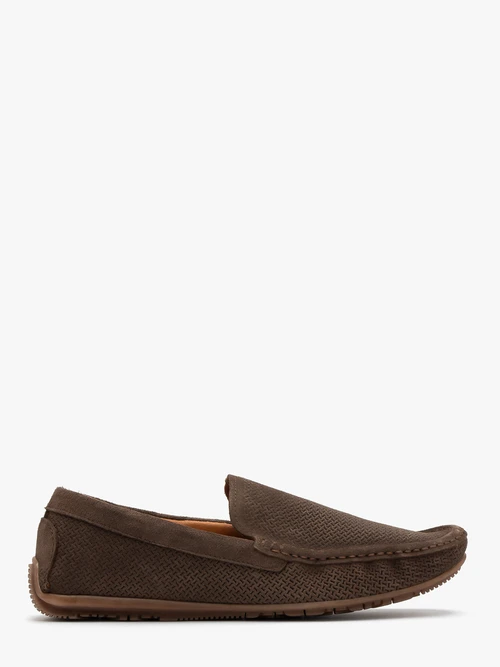 Brązowe mokasyny męskie