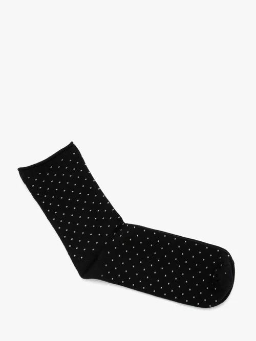 Bezuciskowe czarne skarpetki damskie