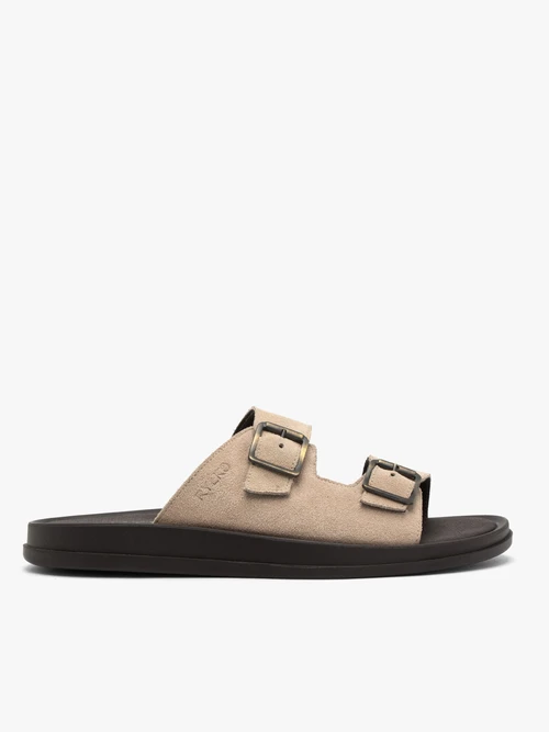 Beżowe klapki męskie