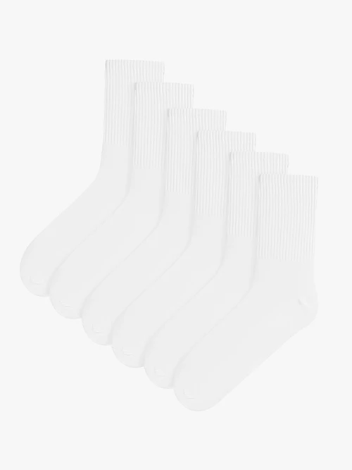 Białe skarpetki męskie trójpak