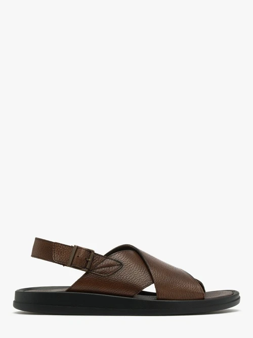 Brązowe sandały męskie