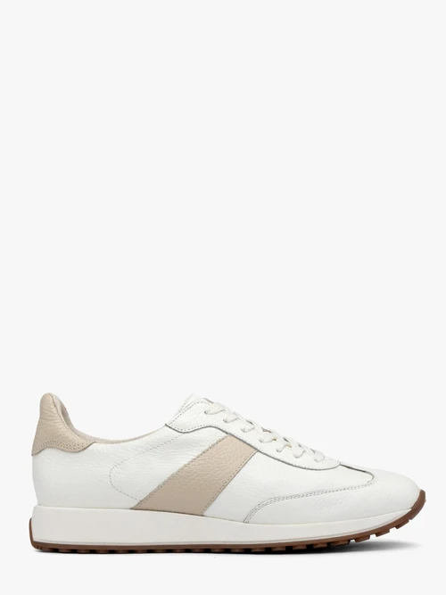 Biało beżowe sportowe półbuty damskie