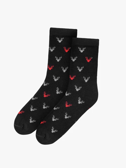 Świąteczne skarpety unisex z reniferami