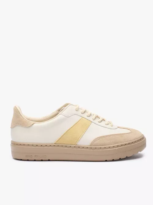 Kremowo-beżowe sneakersy