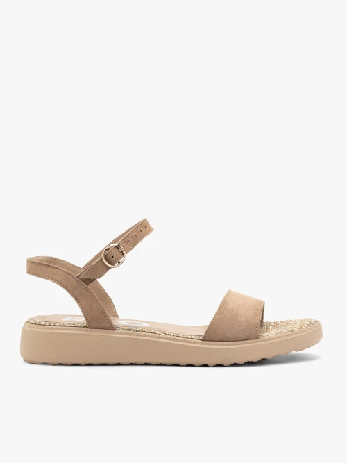 Beżowe sandały damskie