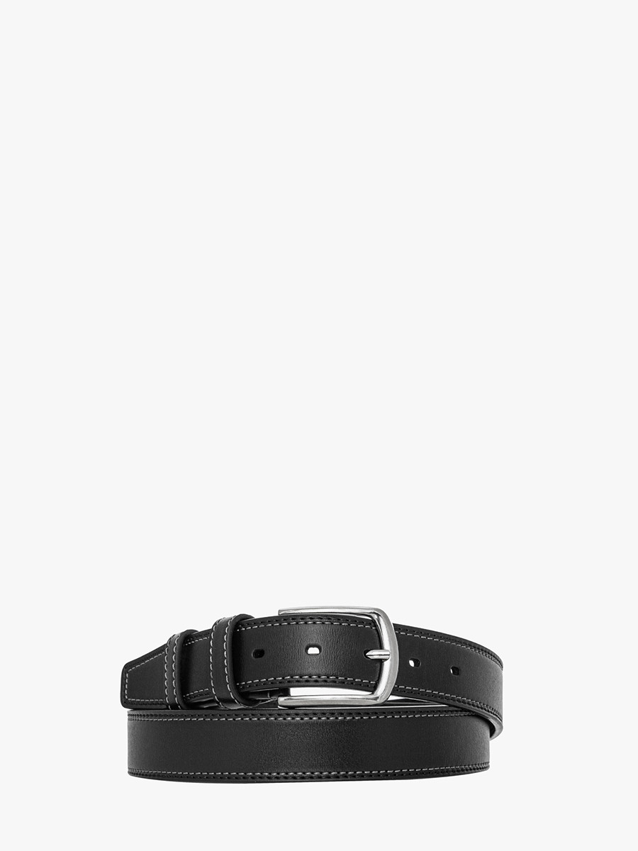 Czarny pasek męski PASEK MĘSKI