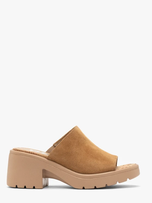 Rude klapki damskie wsuwane