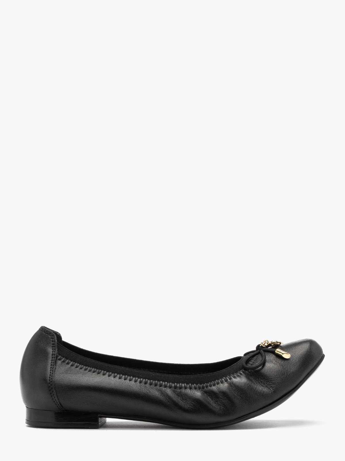 Czarne baleriny z kokardą KAREN