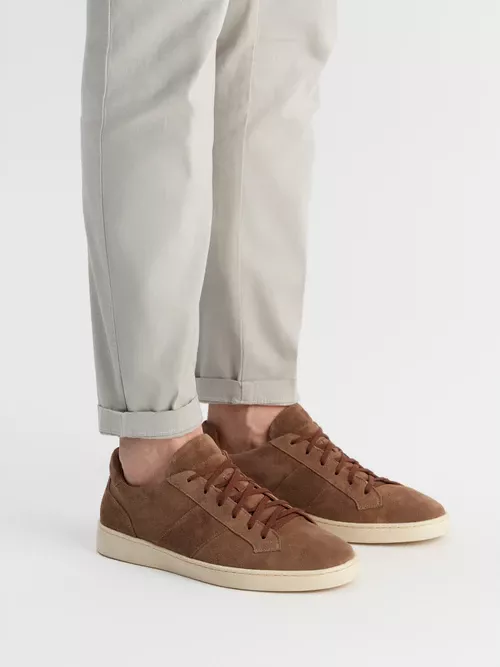 Brązowe półbuty męskie