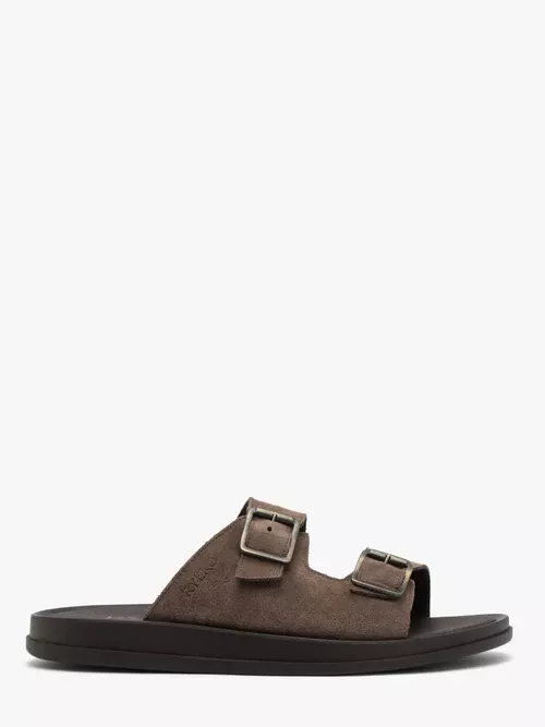 Szarobrązowe klapki męskie