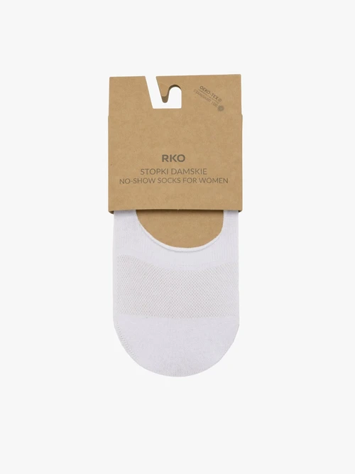 Białe stopki bawełniane damskie