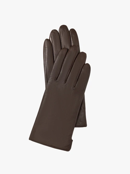 Klasyczne skórzane rękawiczki damskie